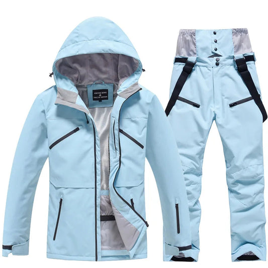 Skianzug | Winter Skianzug Kaufen für Unisex 140 | Zweiteiliges Set für Wintersport