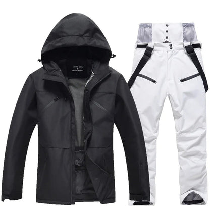 Skianzug | Winter Skianzug Kaufen für Unisex 140 | Zweiteiliges Set für Wintersport