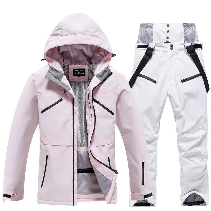 Skianzug | Winter Skianzug Kaufen für Unisex 140 | Zweiteiliges Set für Wintersport