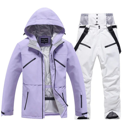 Skianzug | Winter Skianzug Kaufen für Unisex 140 | Zweiteiliges Set für Wintersport