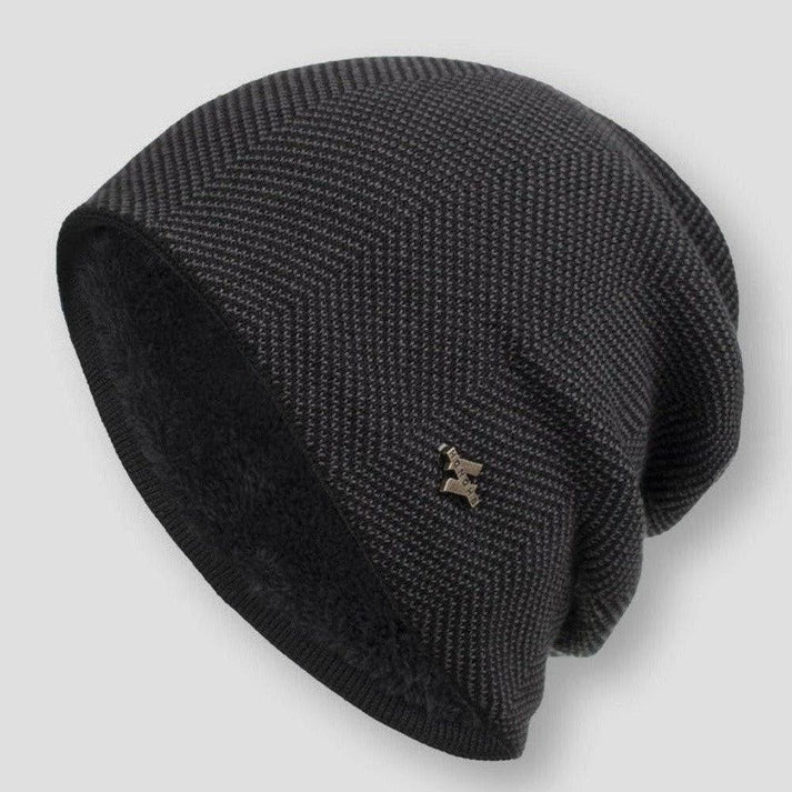 Pánská pletená čepice Beanie | Zimní styl