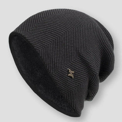 Pánská pletená čepice Beanie | Zimní styl