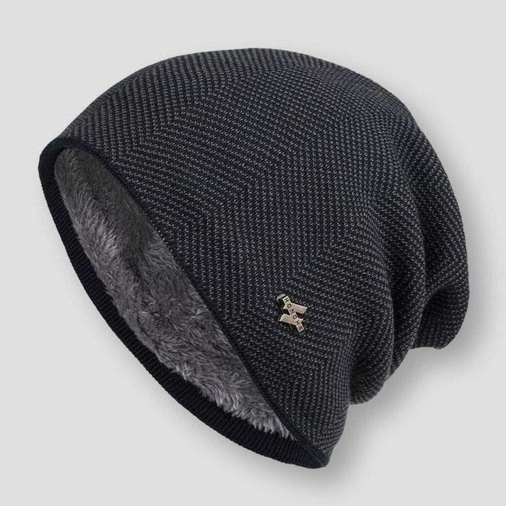 Pánská pletená čepice Beanie | Zimní styl