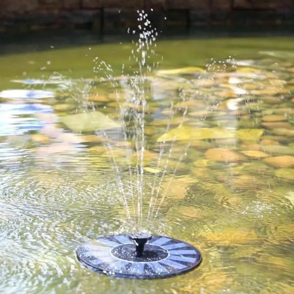 Solarbetriebene Springbrunnen für den Garten – energieeffizient, wartungsfrei, einstellbare Sprühmuster