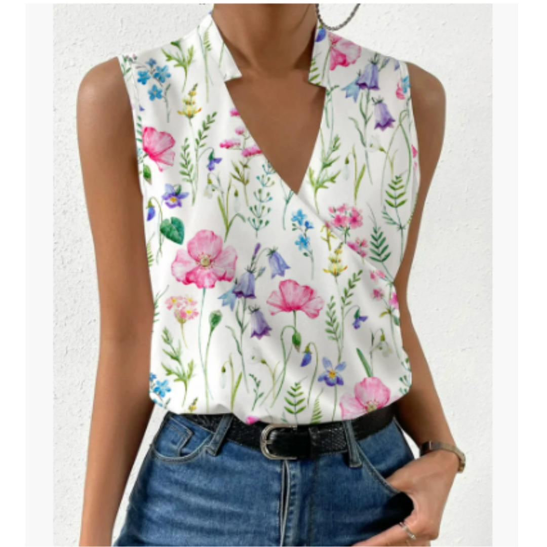 Sommertop Mit V Ausschnitt Für Damen | Lässig 5