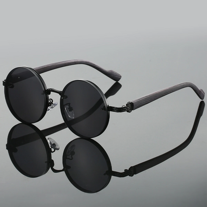 Sonnenbrille Damen | Runde Vintage Sonnenbrille für Sommer | Anna