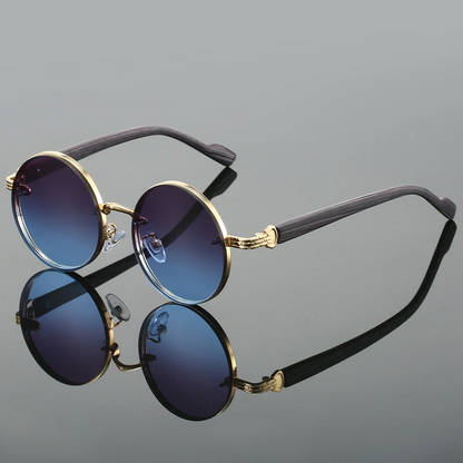 Sonnenbrille Damen | Runde Vintage Sonnenbrille für Sommer | Anna