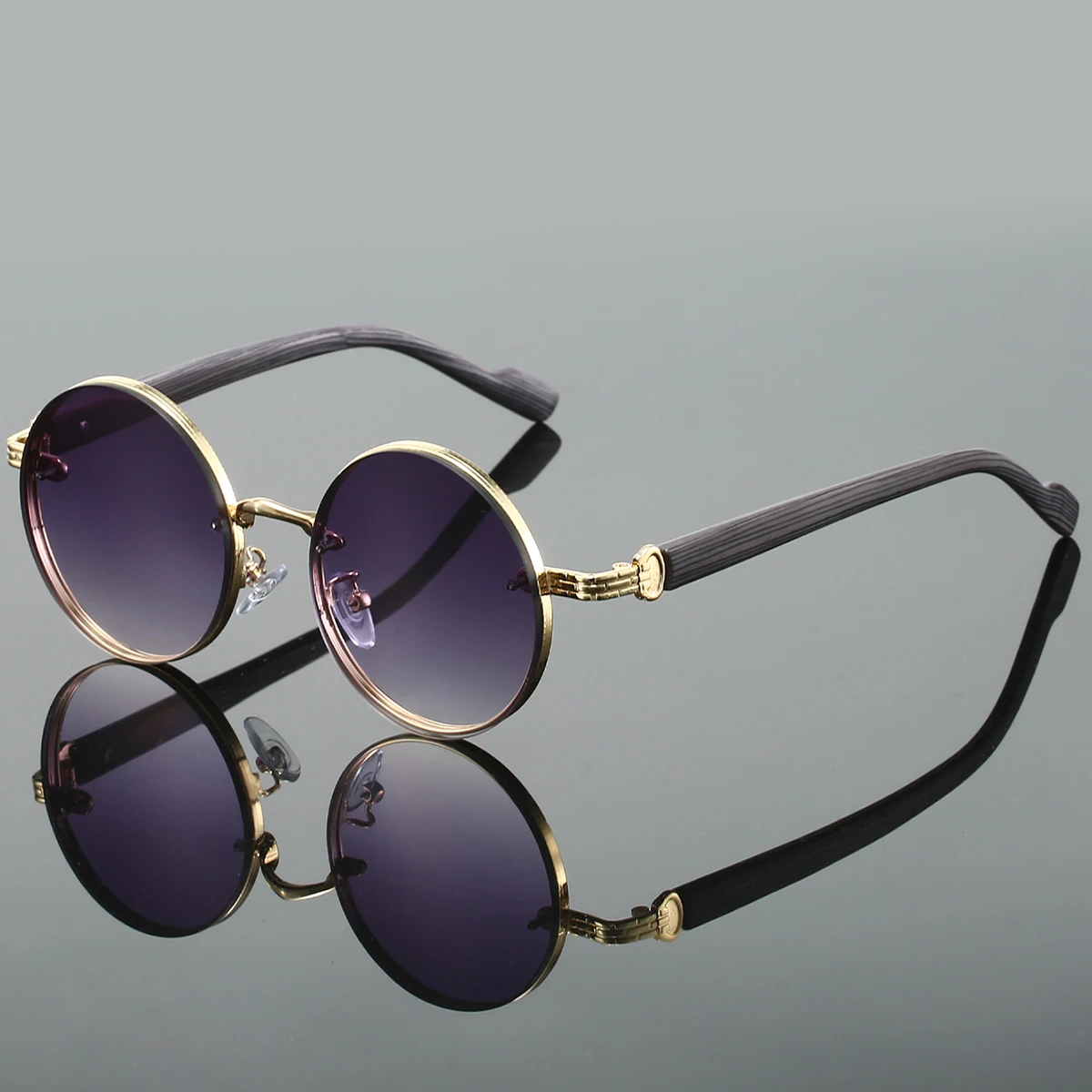 Sonnenbrille Damen | Runde Vintage Sonnenbrille für Sommer | Anna