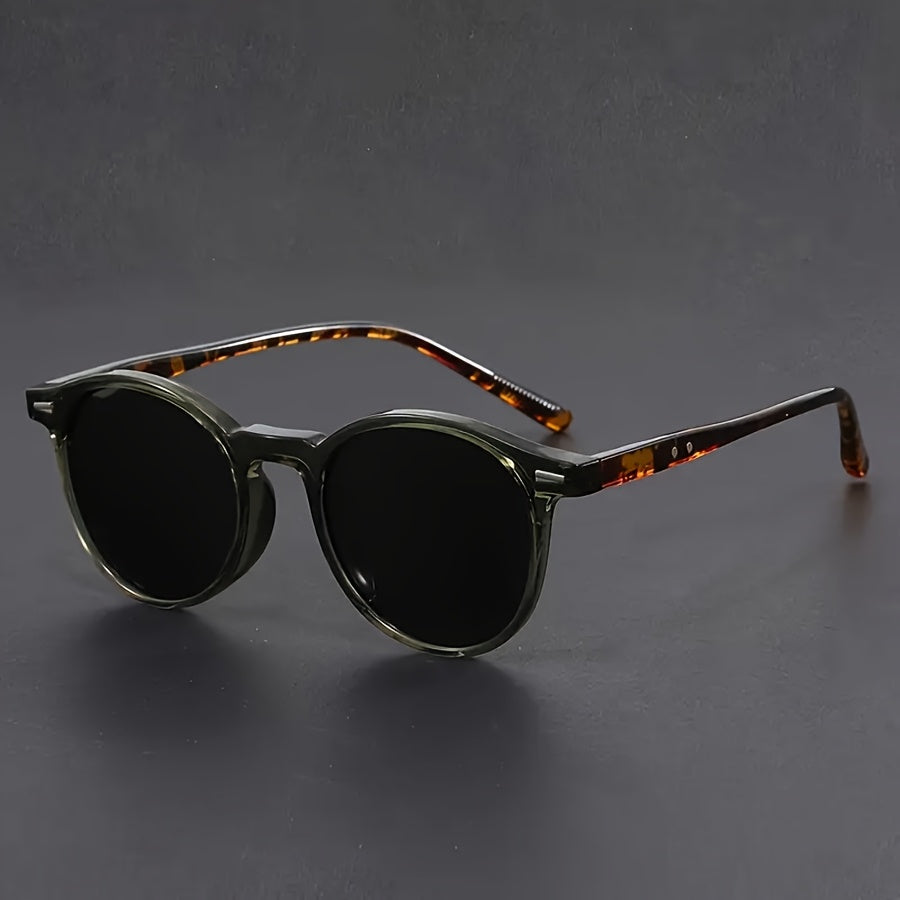 Sonnenbrille Herren | Runde Form Sommermode für Männer 