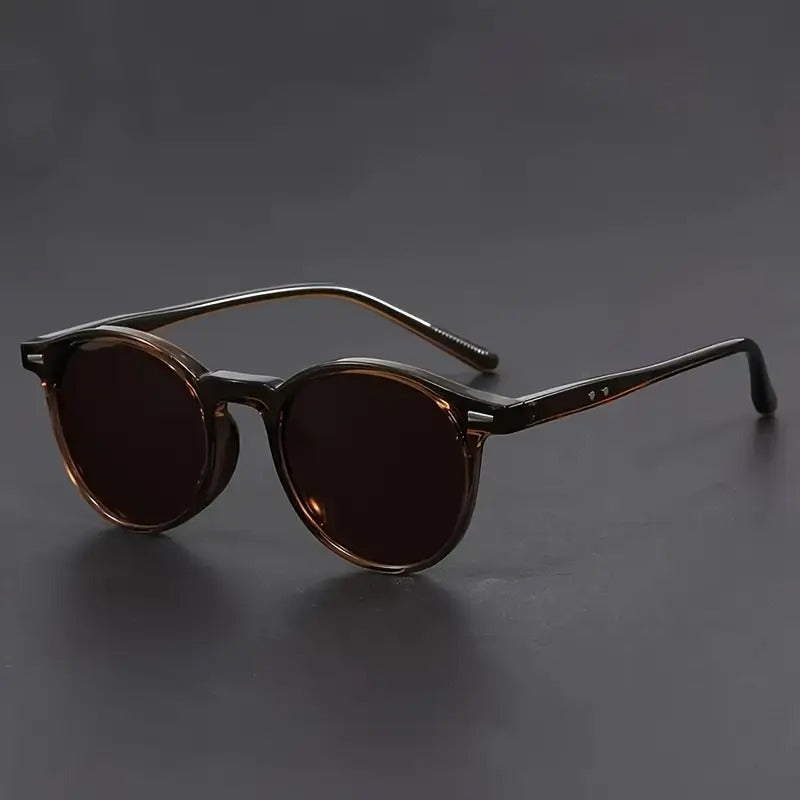 Sonnenbrille Herren | Runde Form Sommermode für Männer 