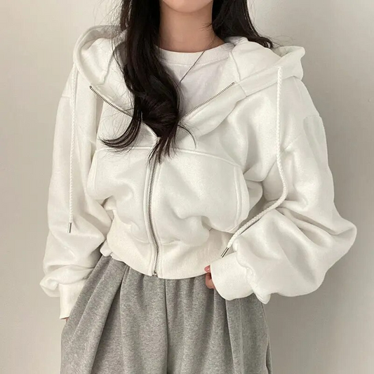 Sophia | Damen-Kapuzenpullover mit Rits