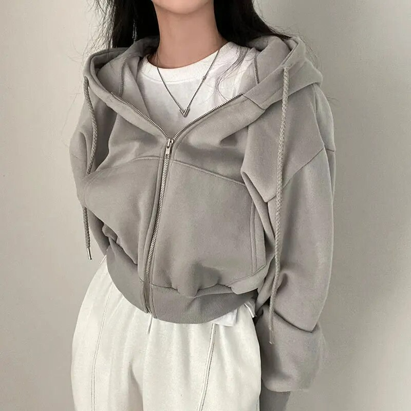 Sophia | Damen-Kapuzenpullover mit Rits