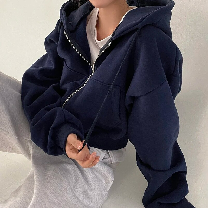 Sophia | Damen-Kapuzenpullover mit Rits