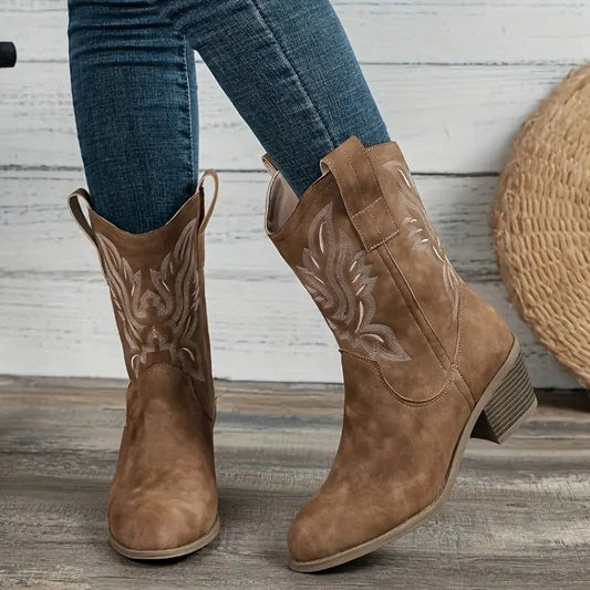 Stiefel Damen | Western Cowboy Stiefel für Ganzjahresnutzung