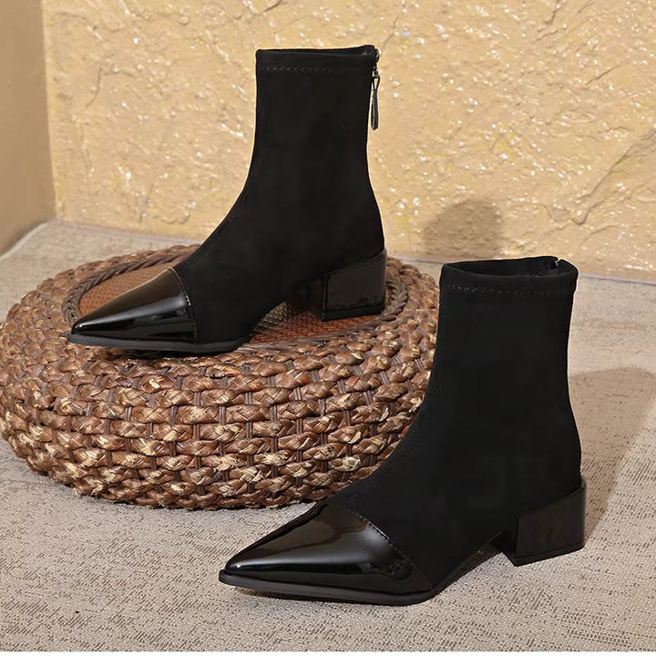 Stiefeletten Damen | Herbst-Winter Stiefeletten für Frauen 8