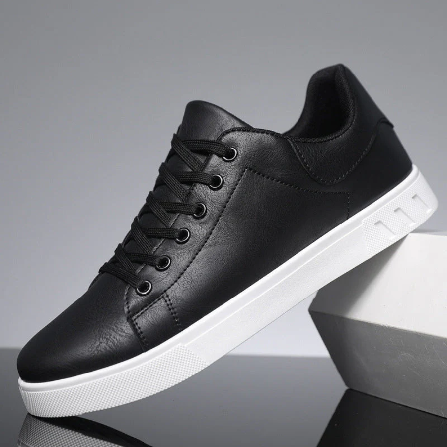 Stilvolle Ledersneaker für Herren 0