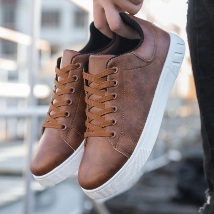 Stilvolle Ledersneaker für Herren 4