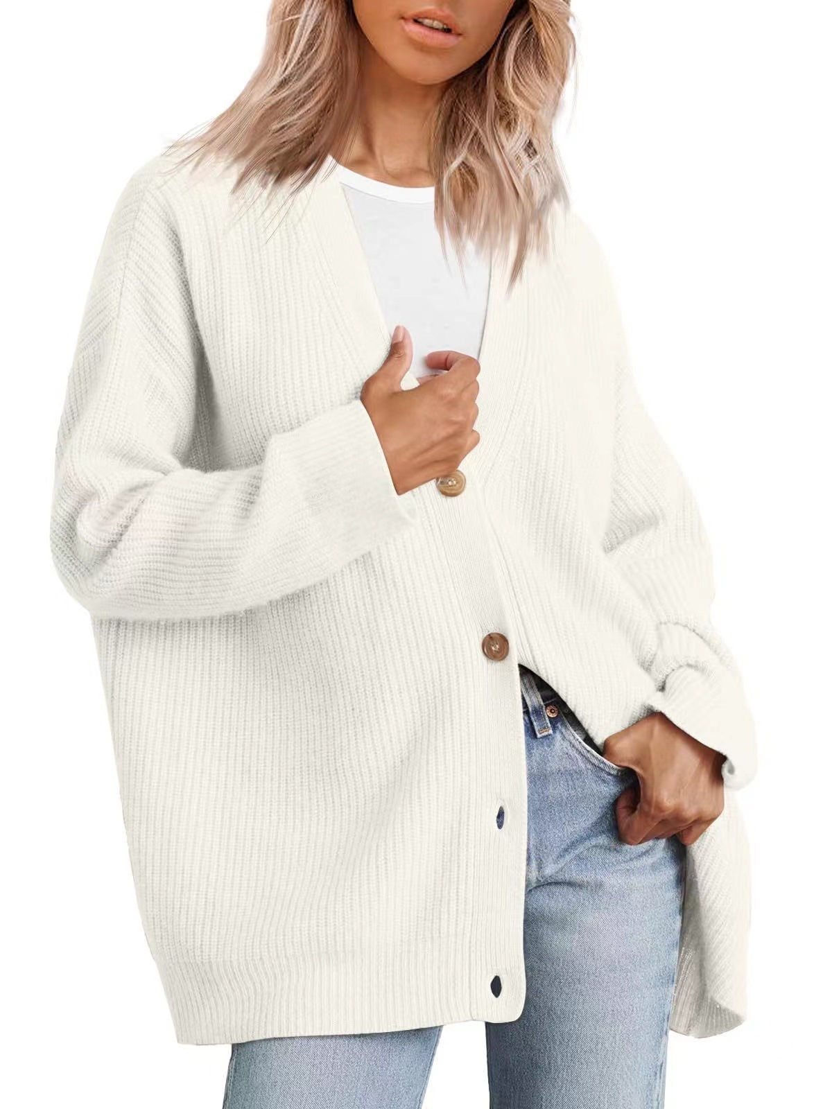 Strickjacke Damen | Cardigan Damen Ganzjährig für Damen