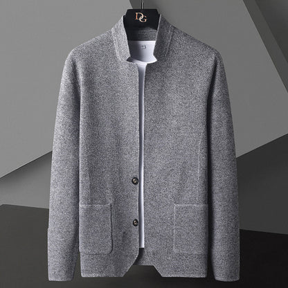 Strickjacke Herren | Übergangsmode für Männer, Taillierte Herren Strickjacken