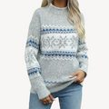 Strickpullover Damen | Wintermode für Frauen mit Fair Isle Muster
