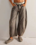 Stylische Damen Mid-Waist Jeans – Relaxed Fit für Komfort und Eleganz