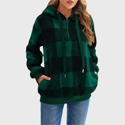 Stylischer Halb-Zip Pullover Damen – Atmungsaktiv, Weich, Bequem, Verschiedene Größen und Farben erhältlich