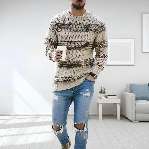Stylischer Herrenpullover
