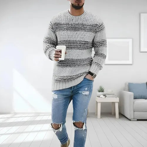 Stylischer Herrenpullover