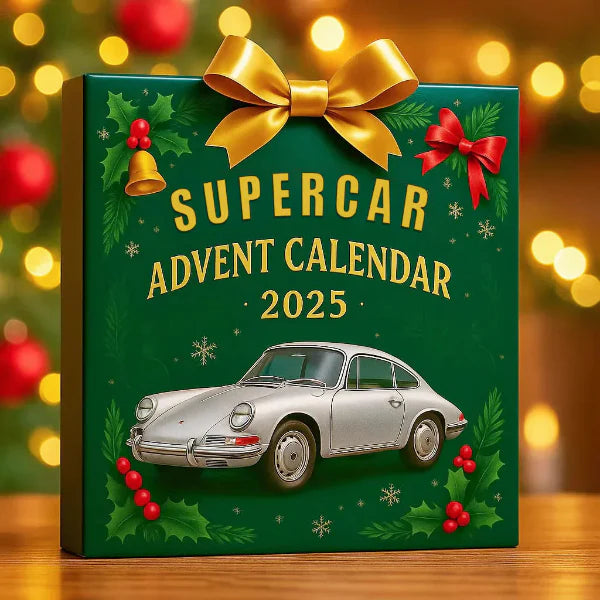 Supercar-Adventskalender 2025 – ein 24-tägiger Kalender mit Miniatur-Autofiguren für Sammler 1