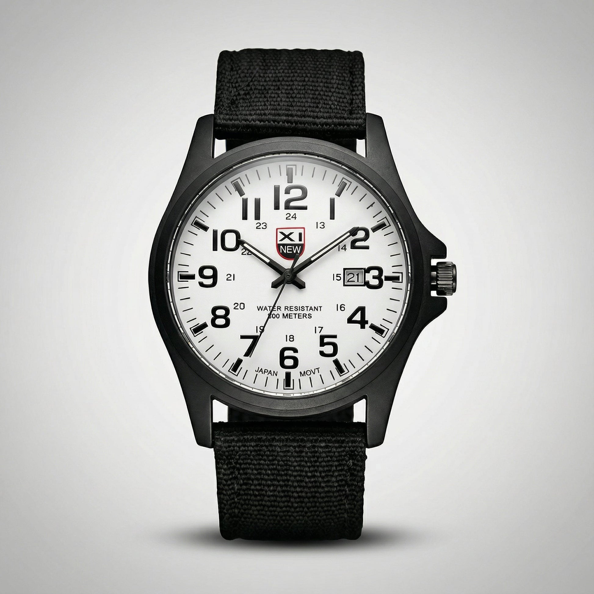 Taktische Herren Uhr – Edelstahlgehäuse, 50 m Wasserbeständig & Nachtlicht 10