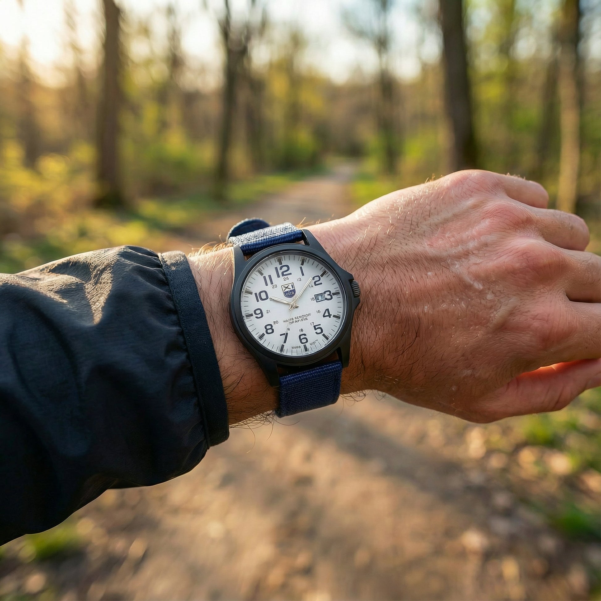 Taktische Herren Uhr – Edelstahlgehäuse, 50 m Wasserbeständig & Nachtlicht 6