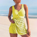 Monika | Damen Zweiteiliger Tankini-Badeanzug