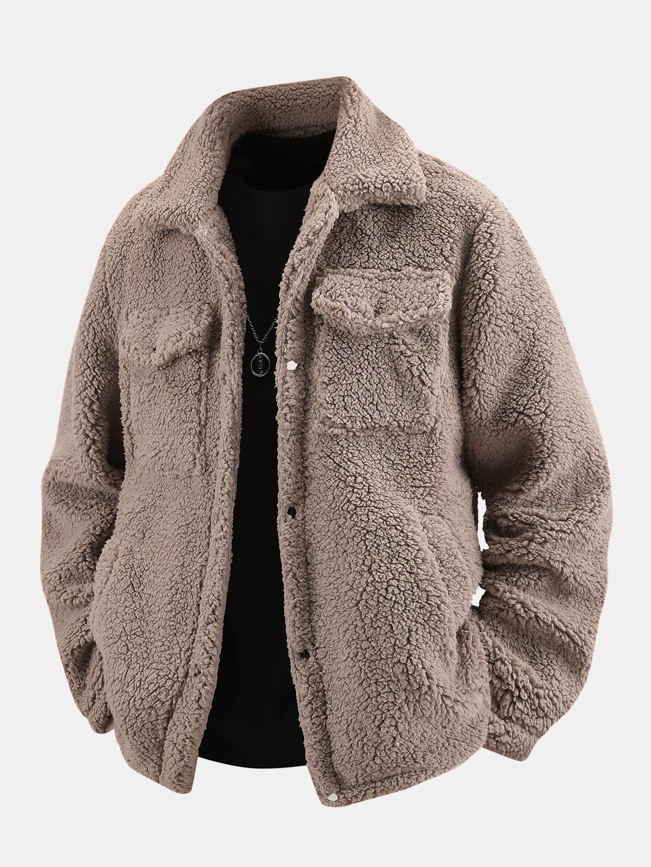 Teddy-Taschenjacke