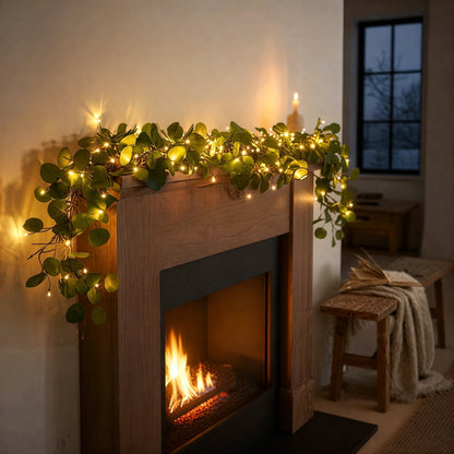 Tischgirlande mit LED-Lichterketten – Gemütliche Tischdekoration