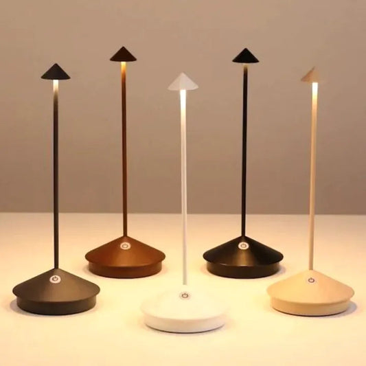 Tischlampe Ohne Kabel | Dimmbar für Schreibtisch und Nachttisch, Kabellose LED-Beleuchtung