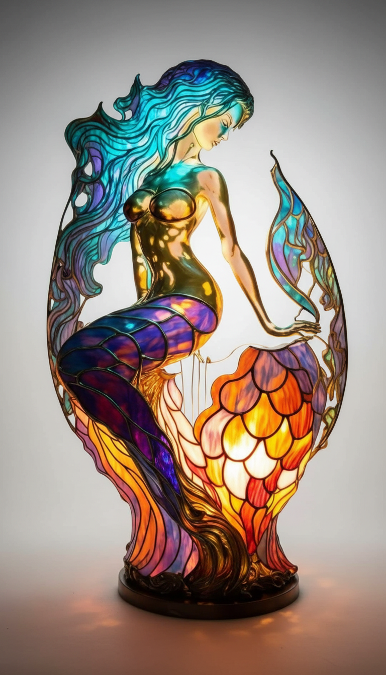 Tischlampe | Kunstvolle Beleuchtung für Wohnräume und Kunstliebhaber 17