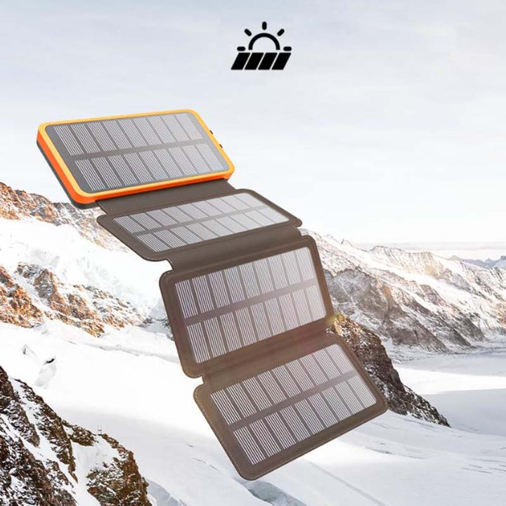 Tragbare, faltbare, wasserdichte Solar-Powerbank