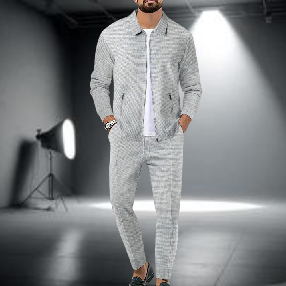 Trainingsanzug-Set – stylische Jacke und Hose mit Reißverschluss