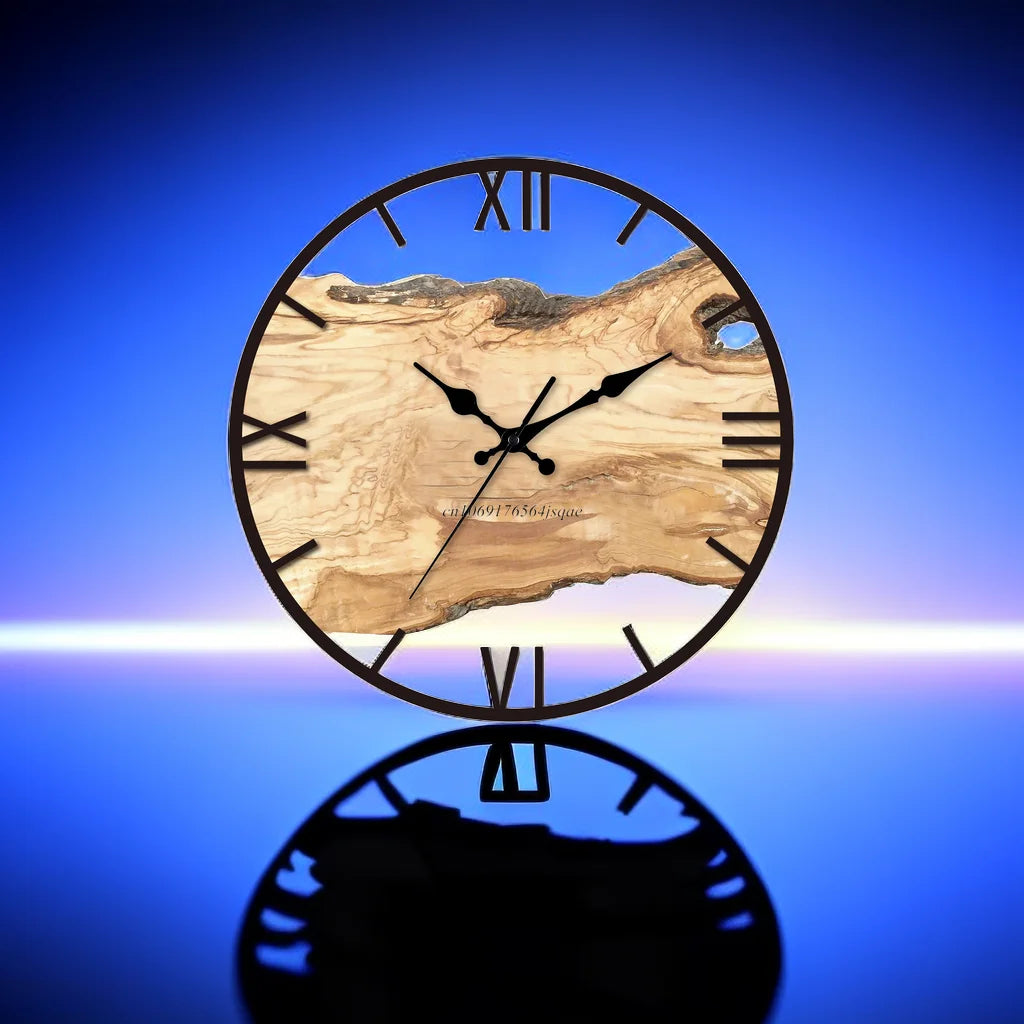 Transparente moderne Wanduhr – minimalistisches Design für Ihr Zuhause, leises Uhrwerk