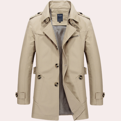 Trenchcoat Herren | Trenchjacke für Frühling und Herbst