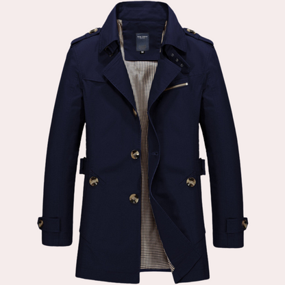 Trenchcoat Herren | Trenchjacke für Frühling und Herbst