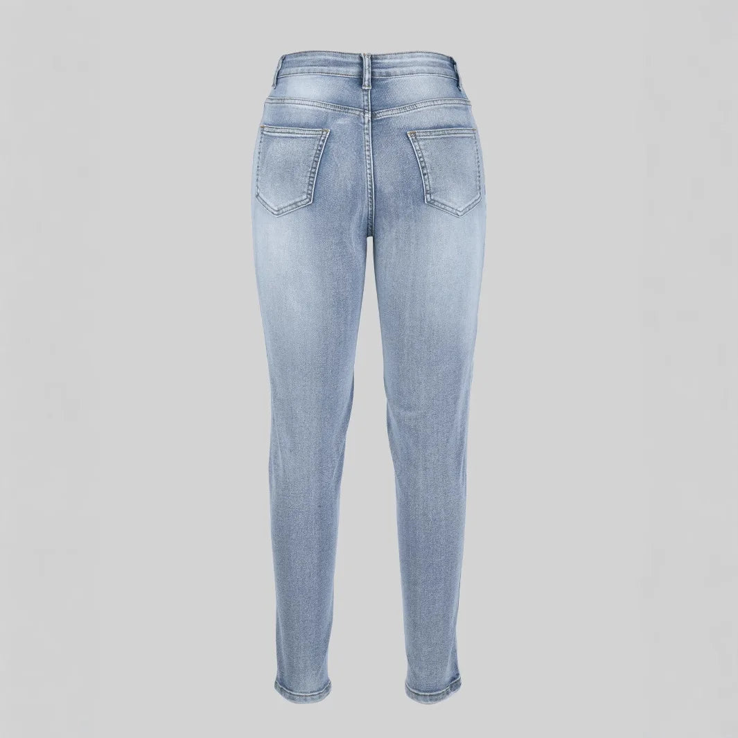 Trendig Skinny Jeggings für Damen | Hohe Taille