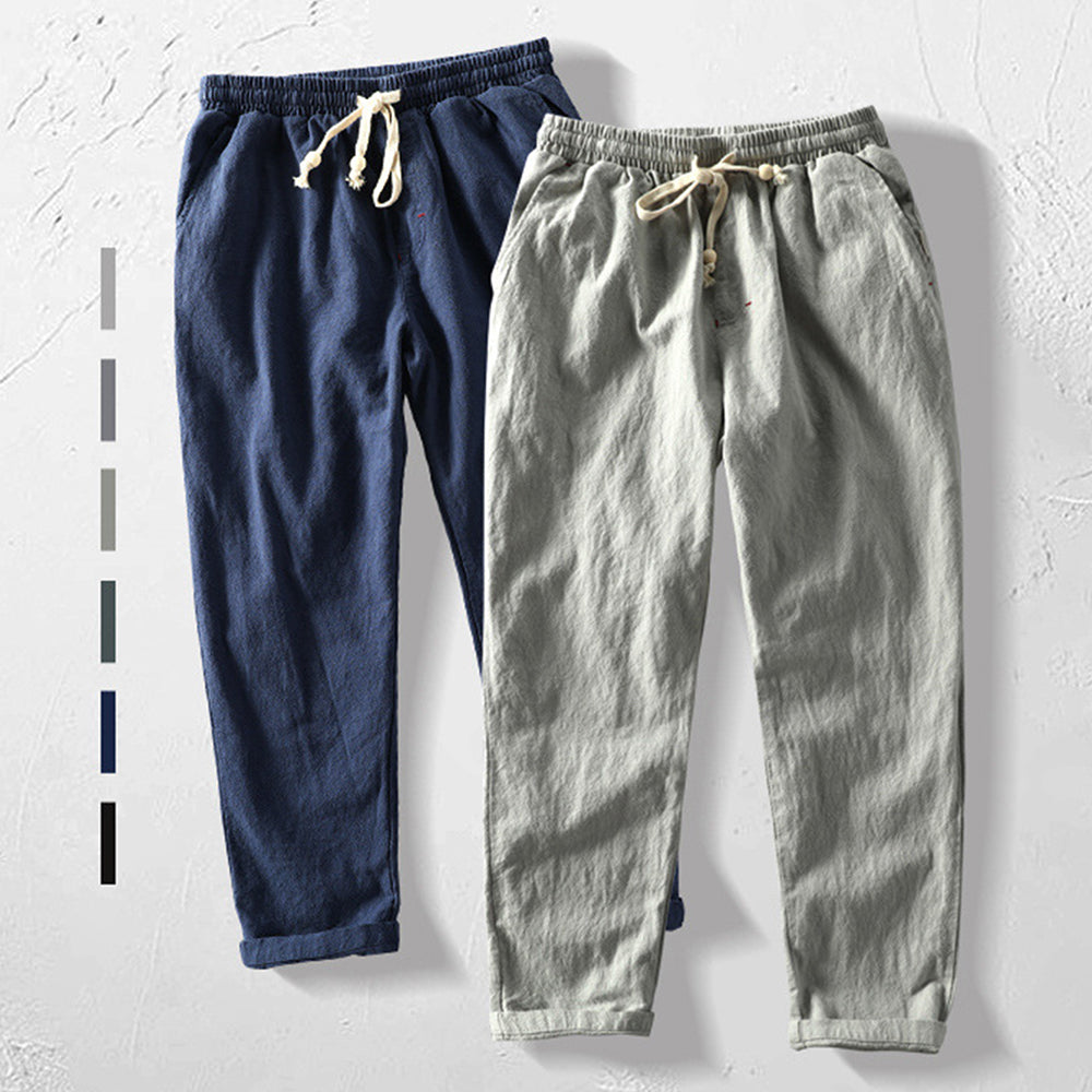 Herren Hose mit lockerem Schnitt und Kordelzug | Casual Style