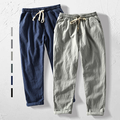 Pánské volné kalhoty se šňůrkou | Styl casual