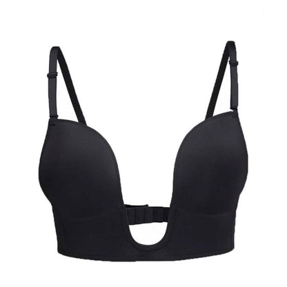 U-förmiger Push-up-BH mit abnehmbaren Trägern für rückenfreie Outfits – nahtloser Halt