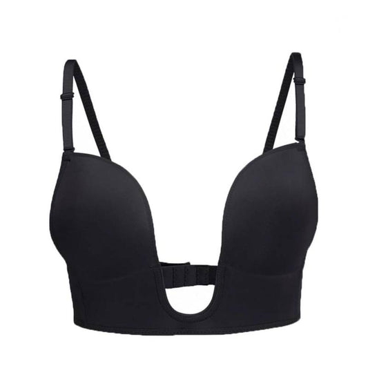 U-förmiger Push-up-BH mit abnehmbaren Trägern für rückenfreie Outfits – nahtloser Halt