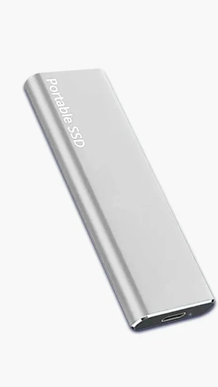 Ultra Dünne 4 TB Externe Festplatte mit USB-C – Tragbare Festplatte für Sichere Datenspeicherung und Schnelle Datenübertragung