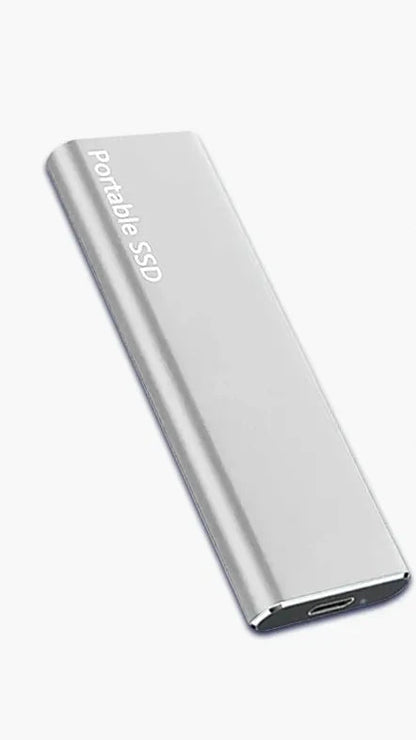 Ultra Dünne 4 TB Externe Festplatte mit USB-C – Tragbare Festplatte für Sichere Datenspeicherung und Schnelle Datenübertragung