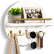 White with gold