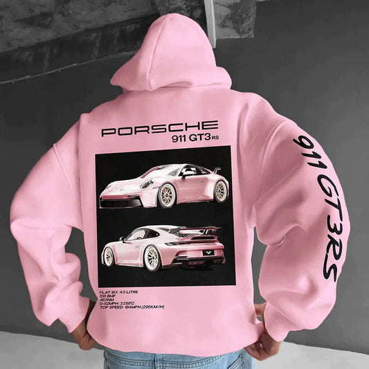 Unisex-Renn-Hoodie – Grafikdruckdesign